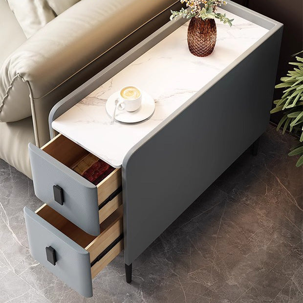 Contemporary Sintered Stone Nightstand