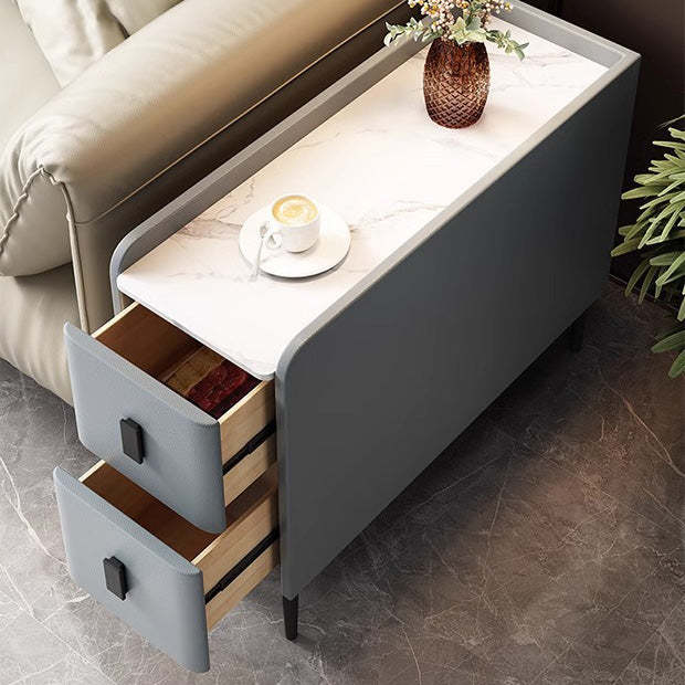 Contemporary Sintered Stone Nightstand