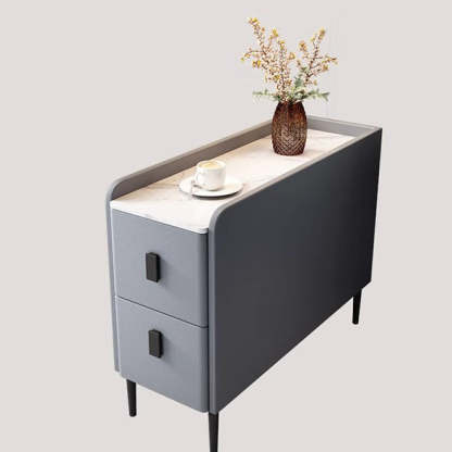 Contemporary Sintered Stone Nightstand