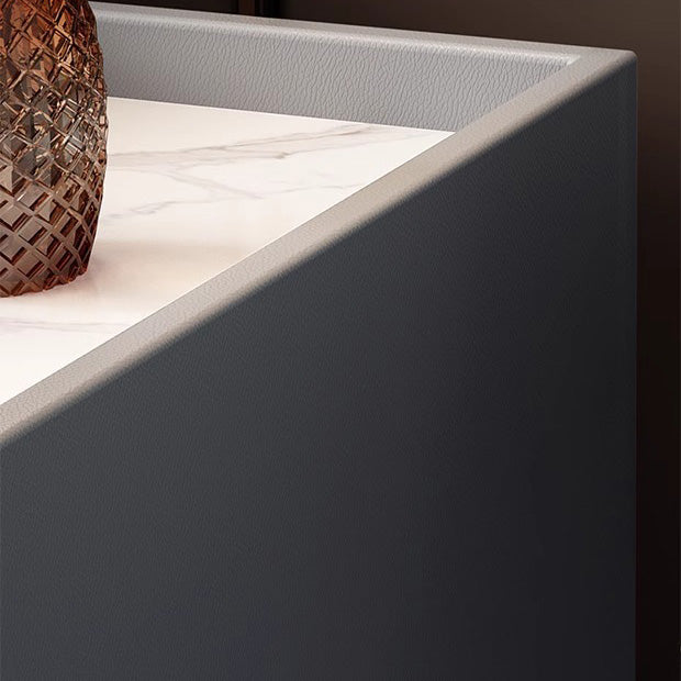 Contemporary Sintered Stone Nightstand