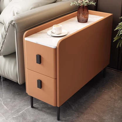 Contemporary Sintered Stone Nightstand