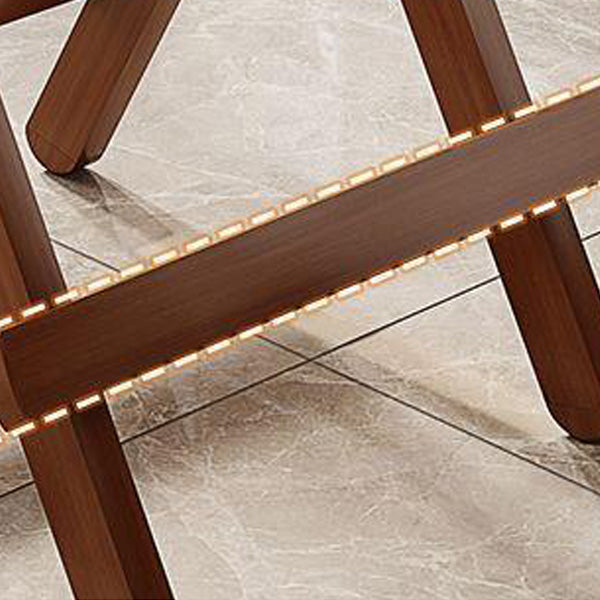 Modern Round Solid Wood Foldable Dining Table