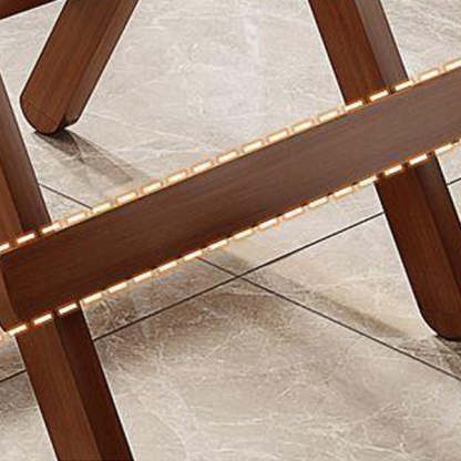 Modern Round Solid Wood Foldable Dining Table