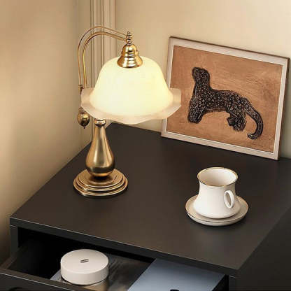 Transitional Cube Wood Carving 2-Drawer Nightstand