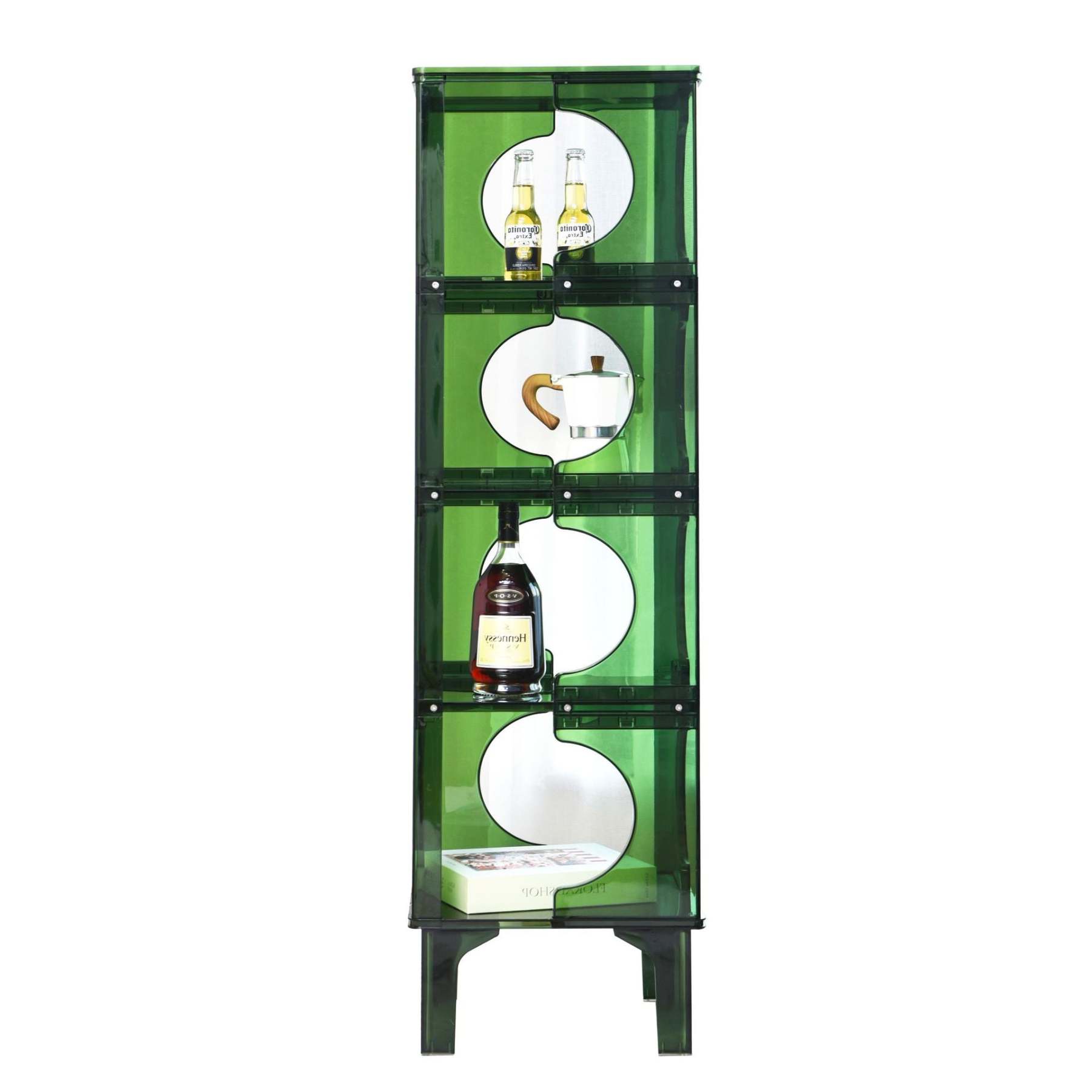 Lighom nordic stand sideboard green cabinets — 4-Shelf