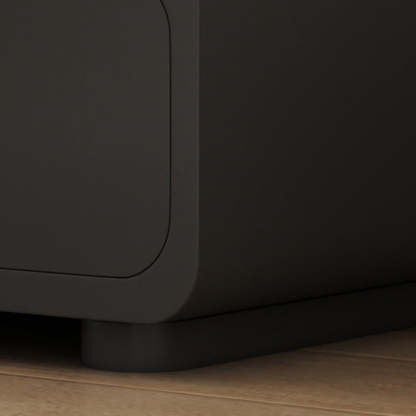Contemporary Cube Solid Wood 1-Drawer Nightstand
