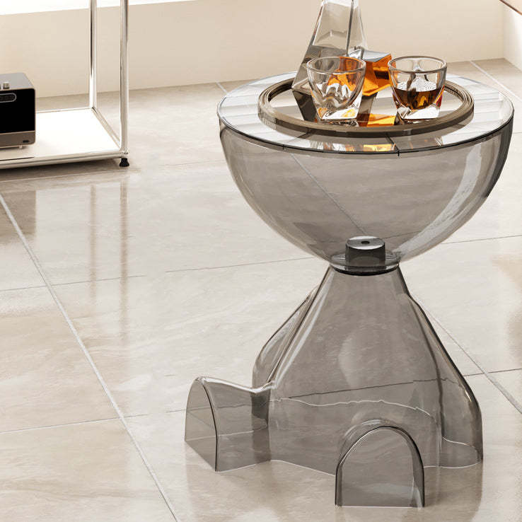 Contemporary Bear Plastic Round Coffee Table