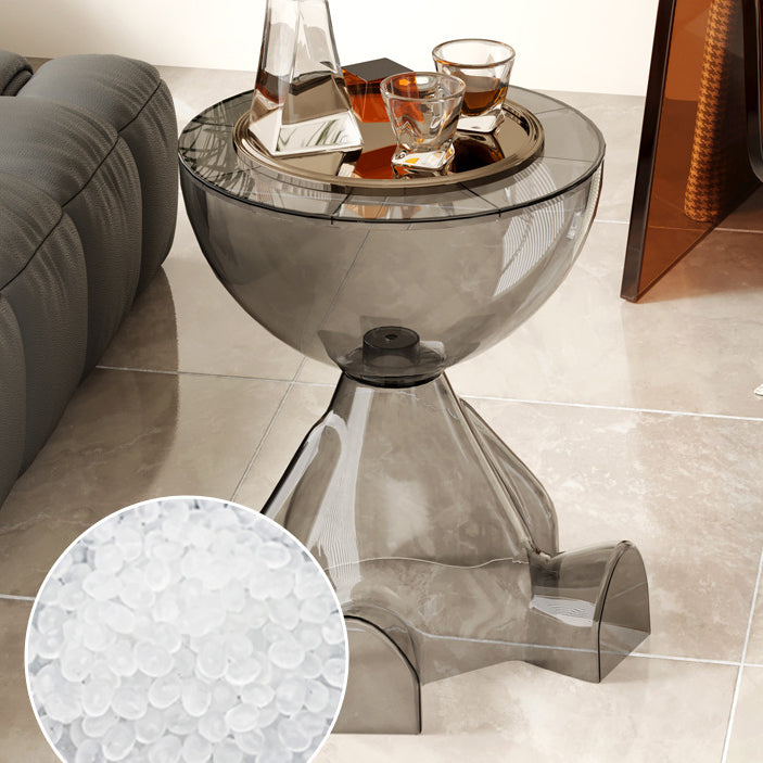 Contemporary Bear Plastic Round Coffee Table