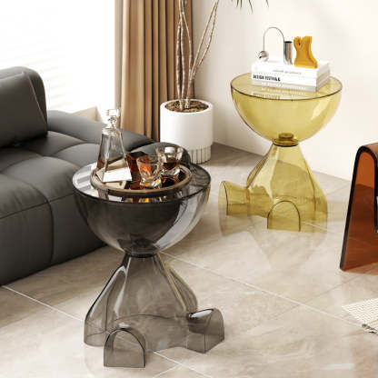 Contemporary Bear Plastic Round Coffee Table