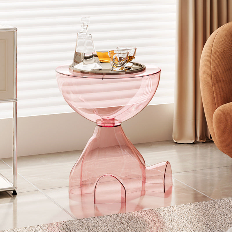 Contemporary Bear Plastic Round Coffee Table