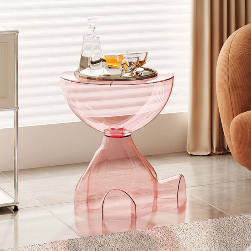 Contemporary Bear Plastic Round Coffee Table