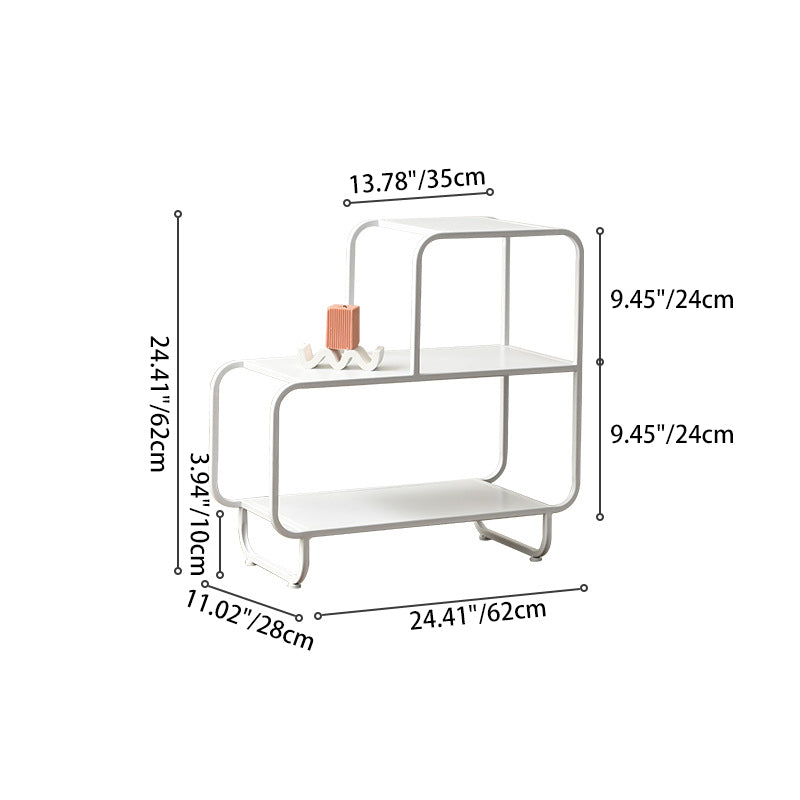 Nordic Iron 3-Tier Rectangular Side Table