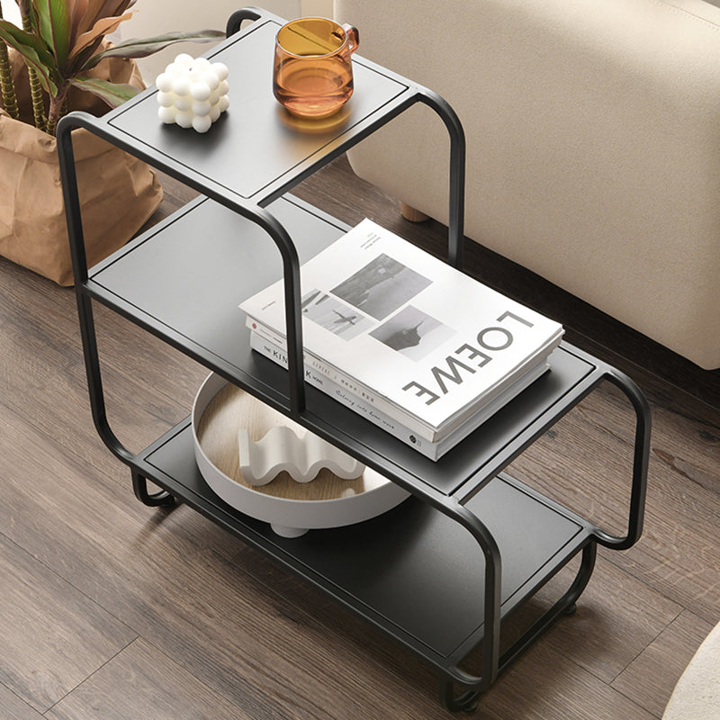 Nordic Iron 3-Tier Rectangular Side Table