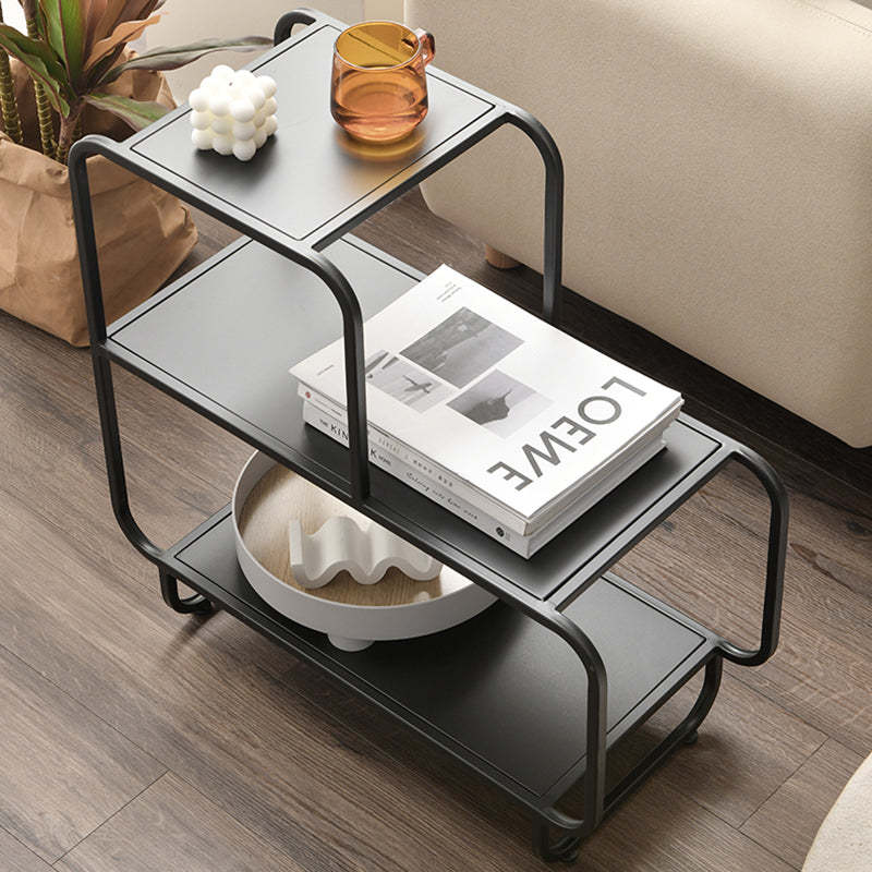 Nordic Iron 3-Tier Rectangular Side Table