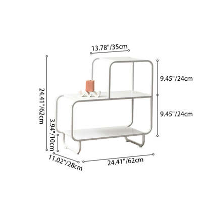 Nordic Iron 3-Tier Rectangular Side Table