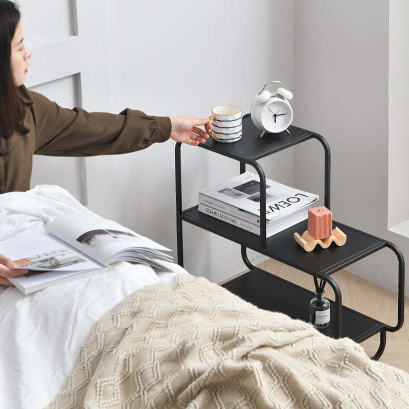 Nordic Iron 3-Tier Rectangular Side Table
