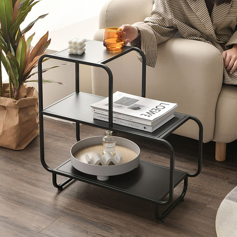 Nordic Iron 3-Tier Rectangular Side Table