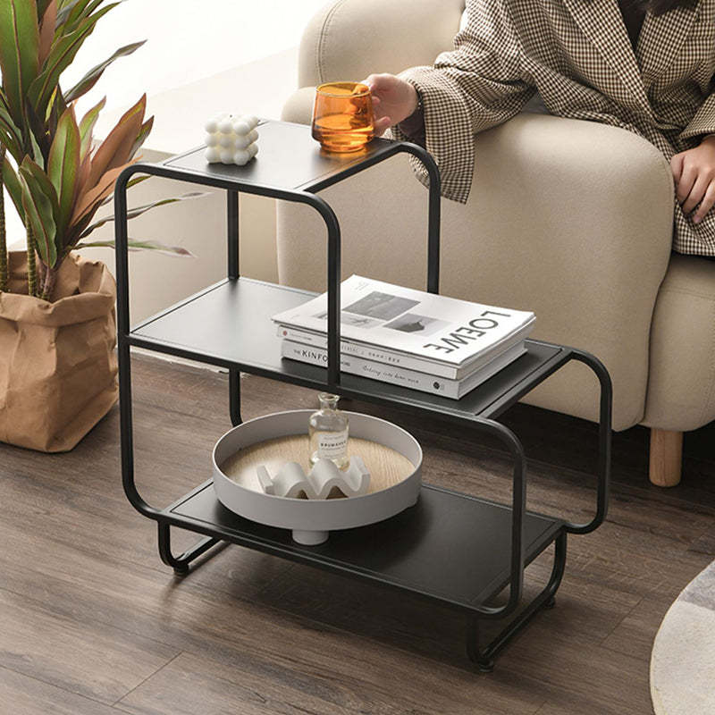 Nordic Iron 3-Tier Rectangular Side Table