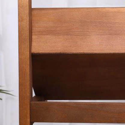 Farmhouse Wooden 3/4-Tier Snack Storage Display Shelves — 4 / With Wheels / Original Wood Color