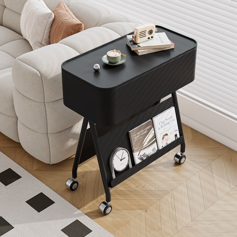 Scandinavian Rotatable Tray Top Storage Side Table