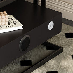 Contemporary Sintered Stone 2-Tier Side Table