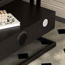 Contemporary Sintered Stone 2-Tier Side Table
