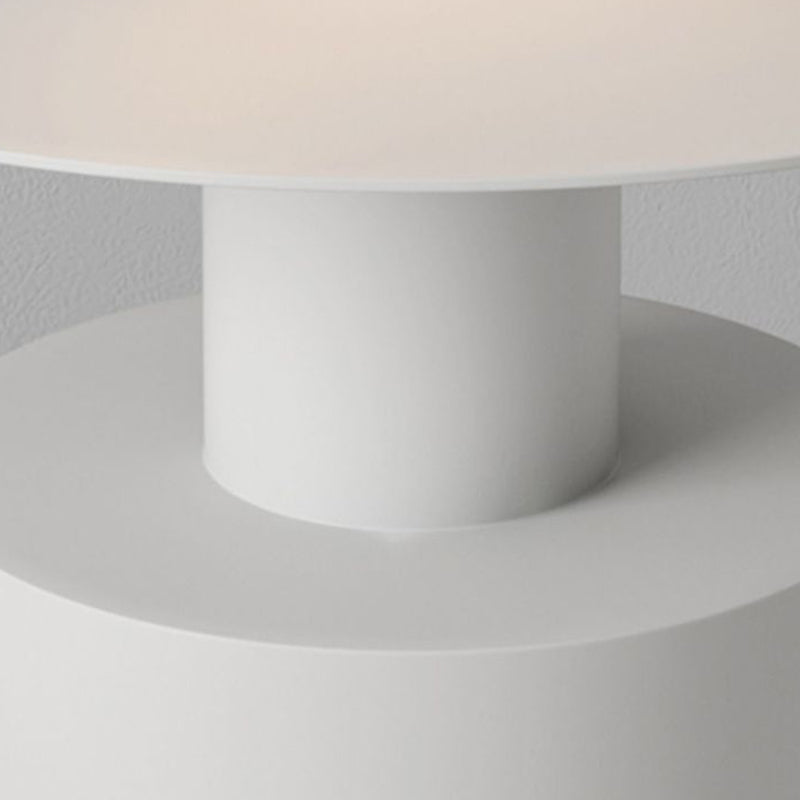 Minimalist Iron Geometric Cylinder Coffee Table