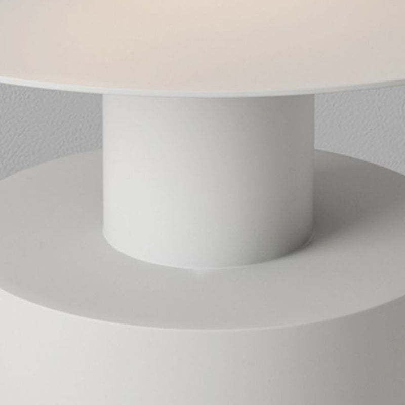 Minimalist Iron Geometric Cylinder Coffee Table