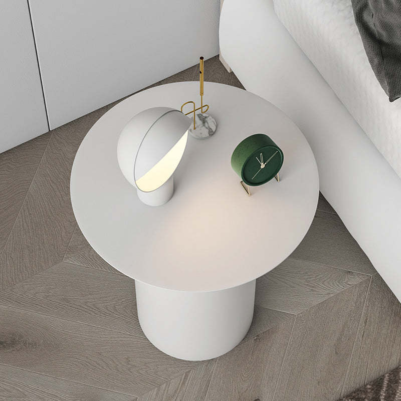 Minimalist Iron Geometric Cylinder Coffee Table
