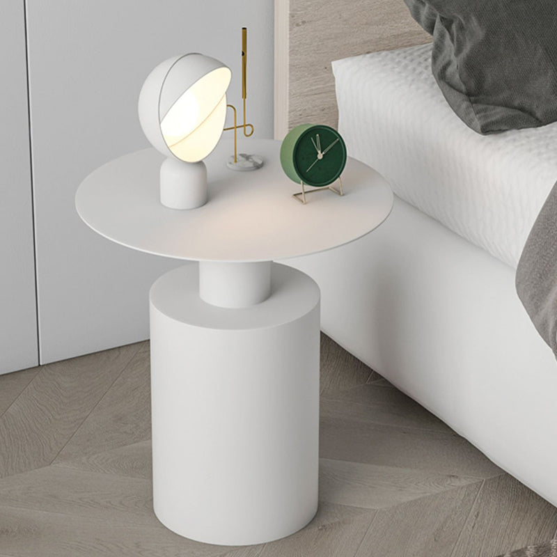 Minimalist Iron Geometric Cylinder Coffee Table
