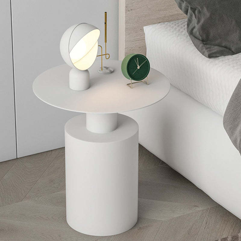 Minimalist Iron Geometric Cylinder Coffee Table