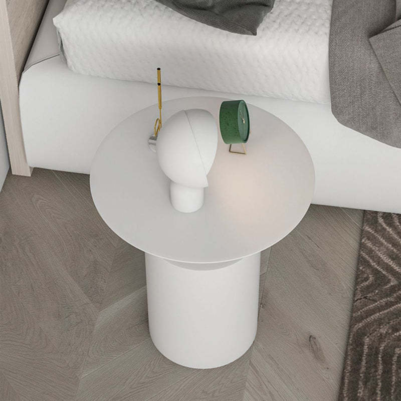 Minimalist Iron Geometric Cylinder Coffee Table