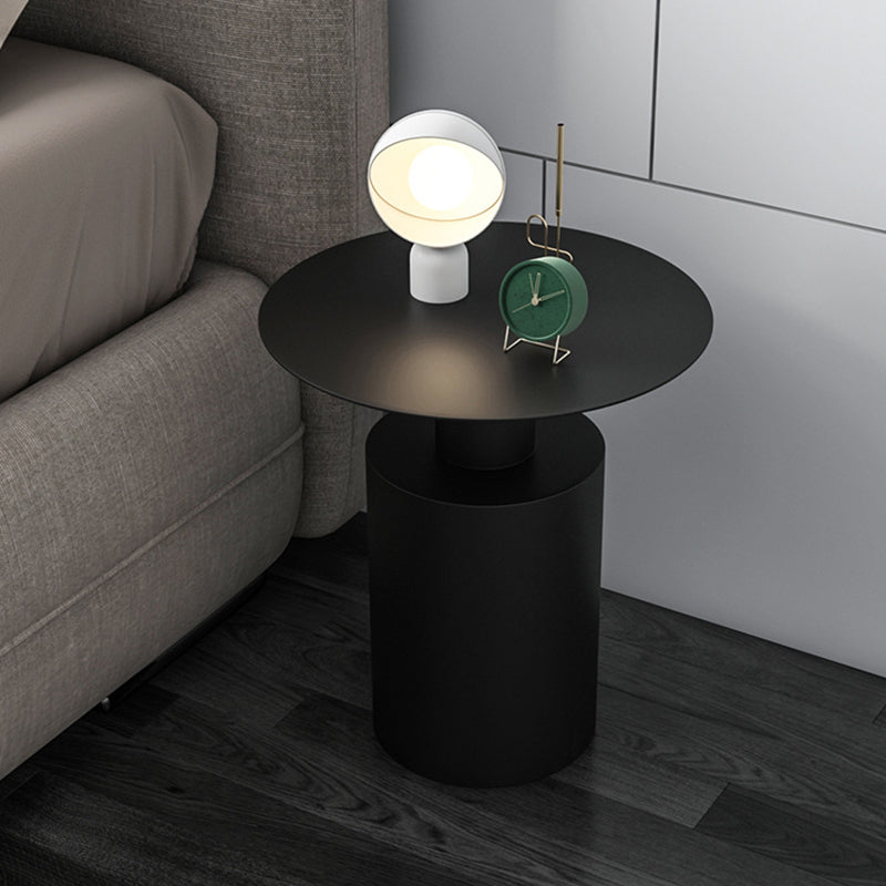 Minimalist Iron Geometric Cylinder Coffee Table