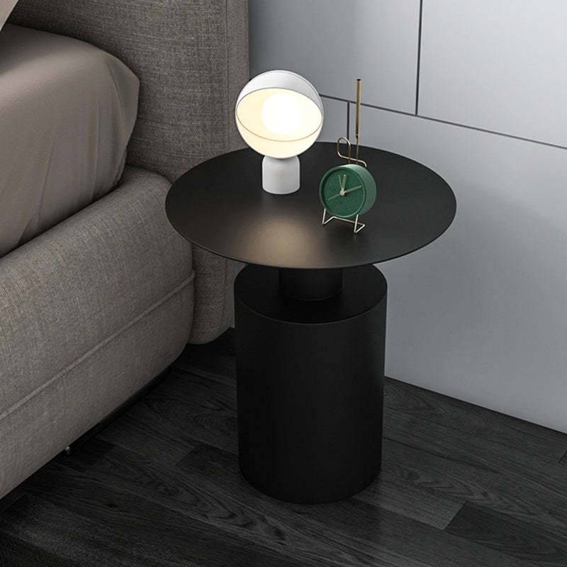 Minimalist Iron Geometric Cylinder Coffee Table