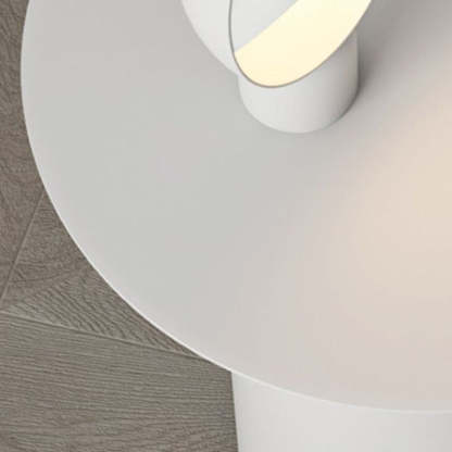Minimalist Iron Geometric Cylinder Coffee Table