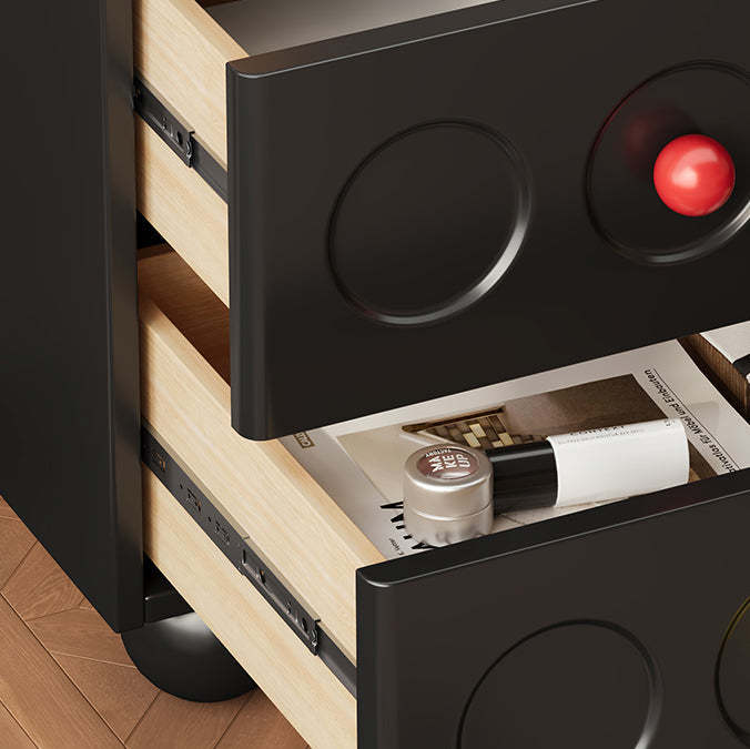 Scandinavian Wood 2-Drawer Nightstand