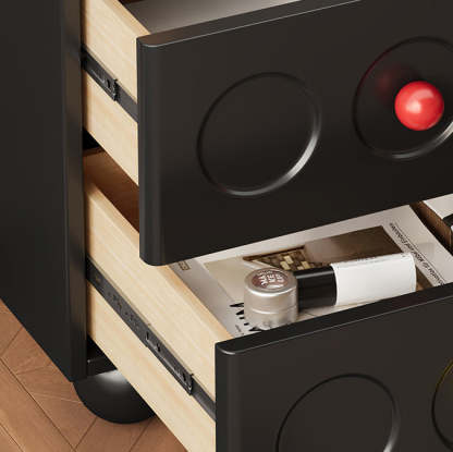 Scandinavian Wood 2-Drawer Nightstand