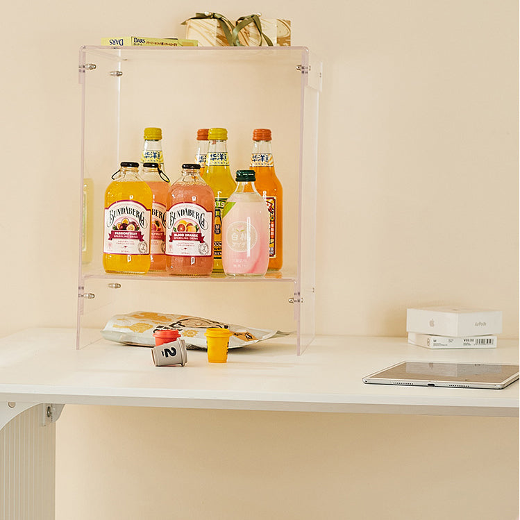Minimalist Acrylic 2-Tier End Table