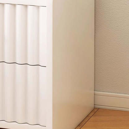 Minimalist Wave Density Panel Nightstand