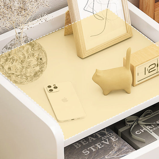Minimalist Wave Density Panel Nightstand