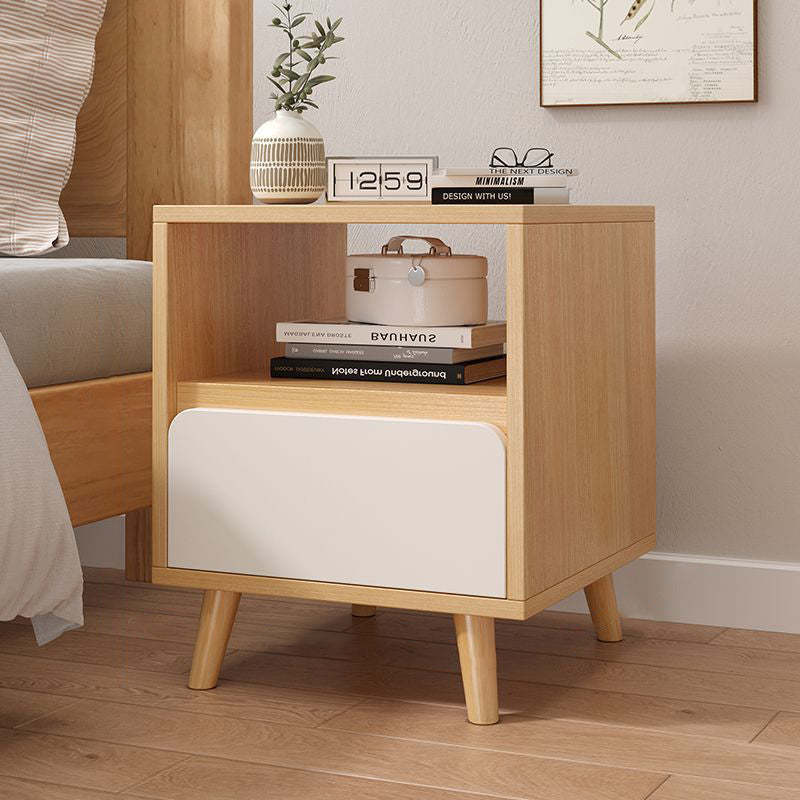 Minimalist Wood Nightstand — 1