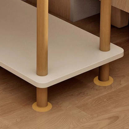 Minimalist Wooden 3-Tier Side Table