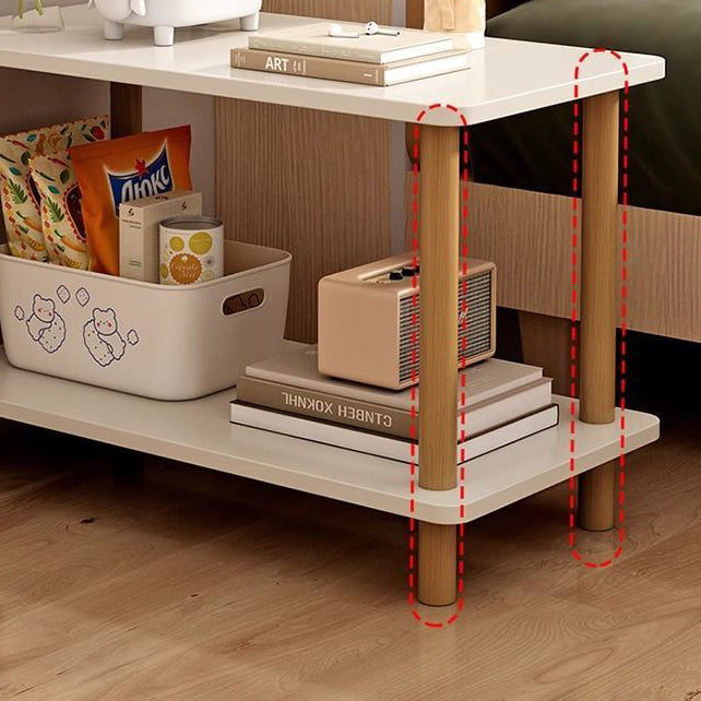 Minimalist Wooden 3-Tier Side Table