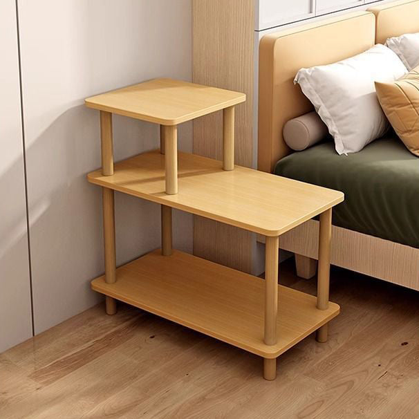 Minimalist Wooden 3-Tier Side Table