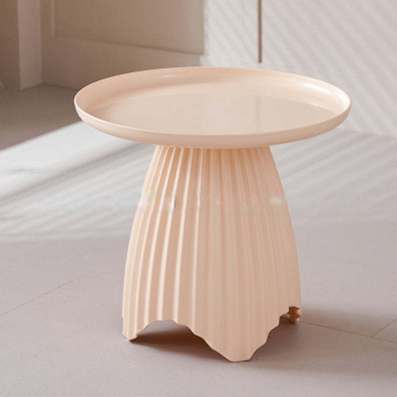 Scandinavian Lace Base Plastic End Table