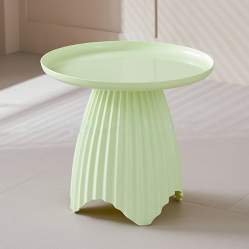Scandinavian Lace Base Plastic End Table