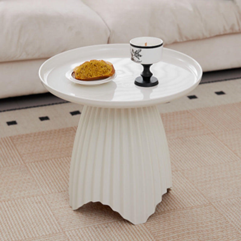 Scandinavian Lace Base Plastic End Table
