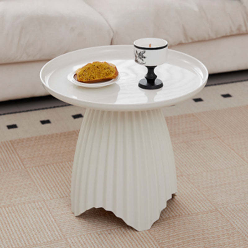 Scandinavian Lace Base Plastic End Table