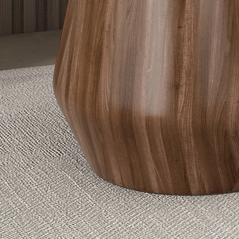 Stainless Steel Marble Wood Coffee Table