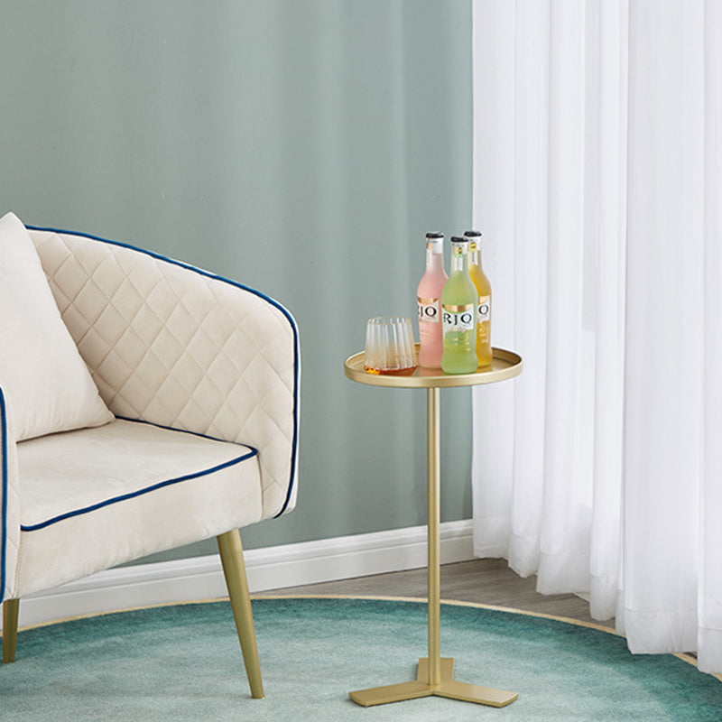 Scandinavian Triangle Iron Side Table
